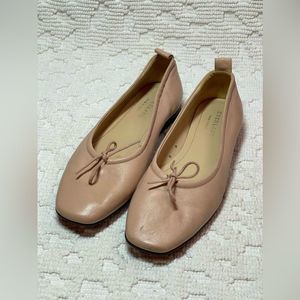 Everlane Italian Leather Day Ballet Flats blush pink size 6